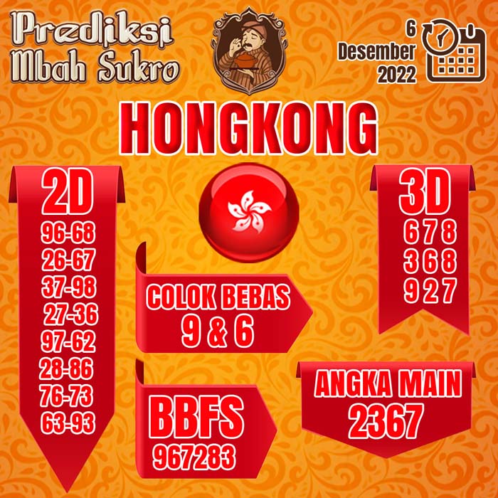 PREDIKSI MBAH SUKRO HONGKONG