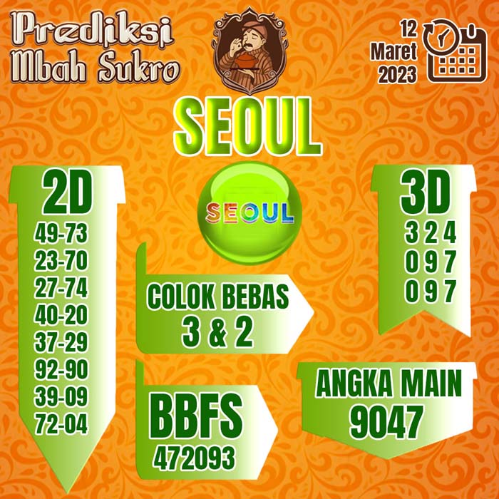 PREDIKSI MBAH SUKRO SEOUL