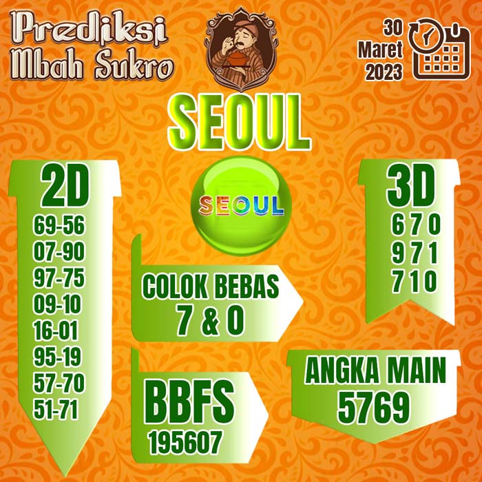 PREDIKSI MBAH SUKRO SEOUL