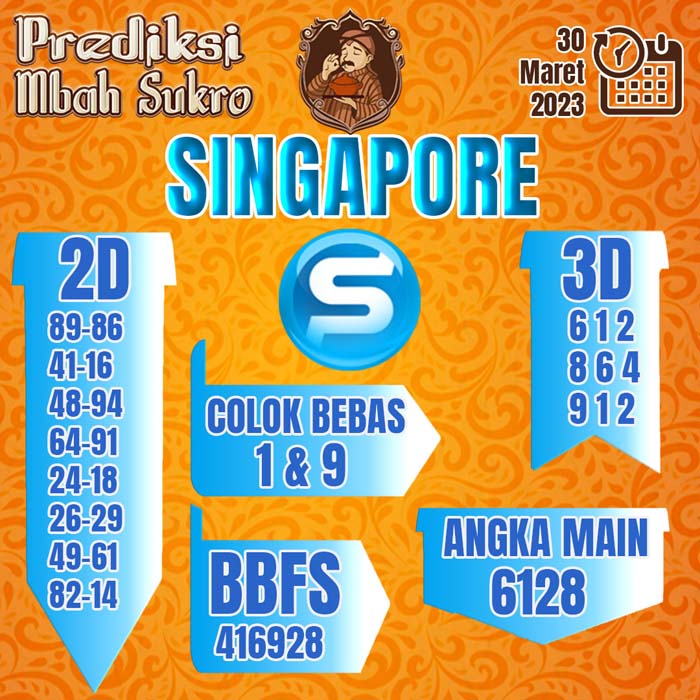 PREDIKSI MBAH SUKRO SINGAPORE