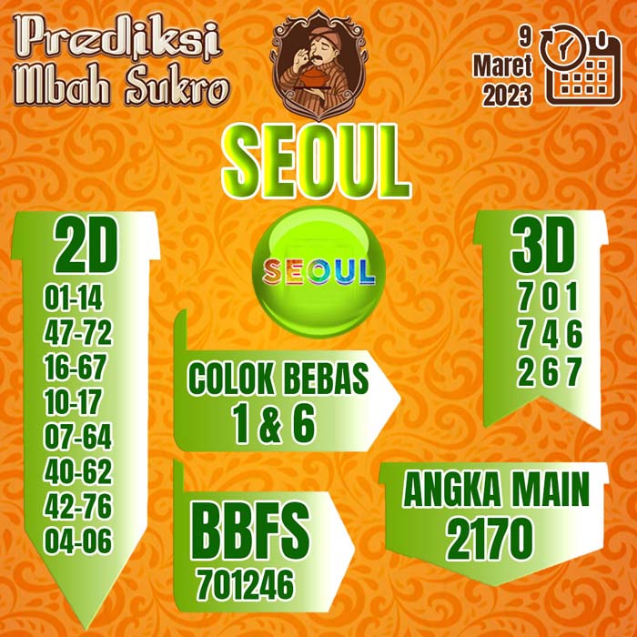 PREDIKSI MBAH SUKRO SEOUL
