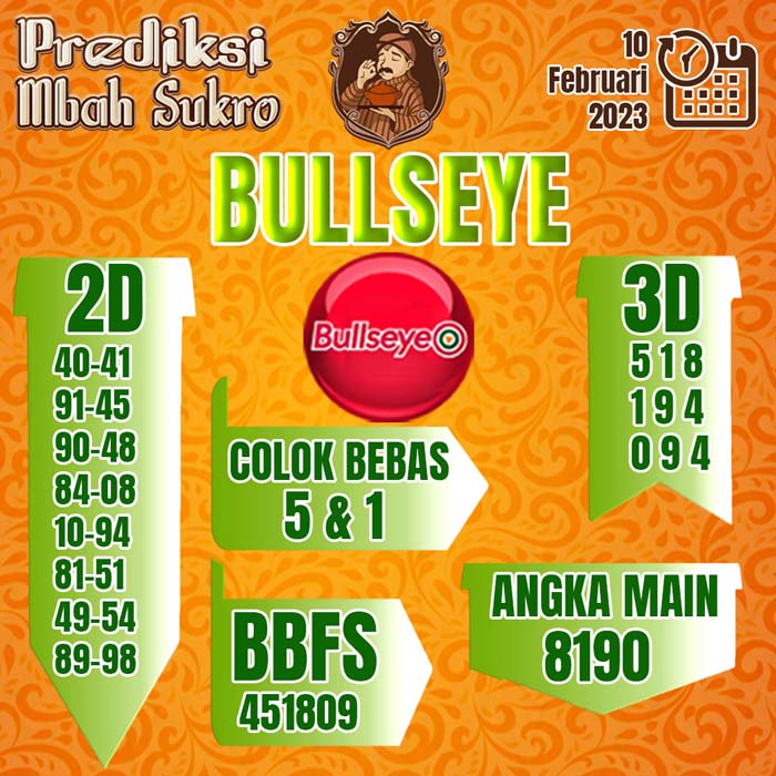 PREDIKSI MBAH SUKRO BULLSEYE