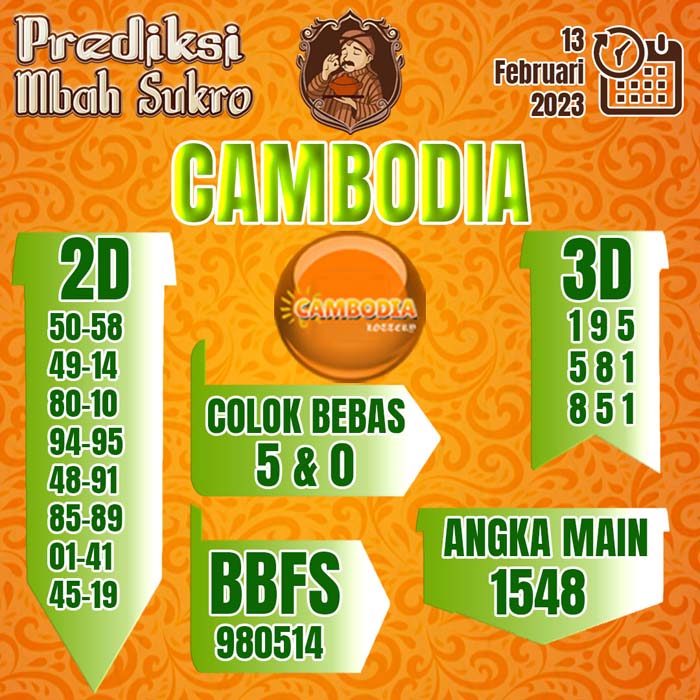 PREDIKSI MBAH SUKRO CAMBODIA
