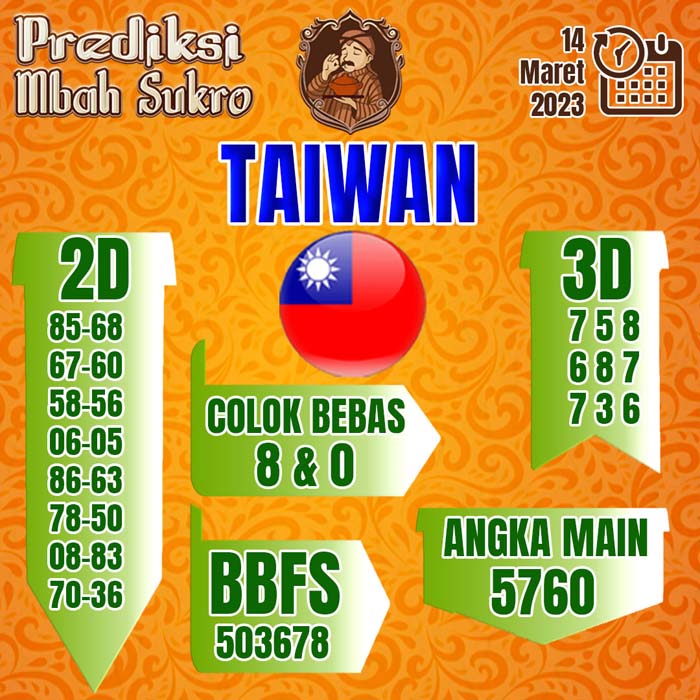 PREDIKSI MBAH SUKRO TAIWAN