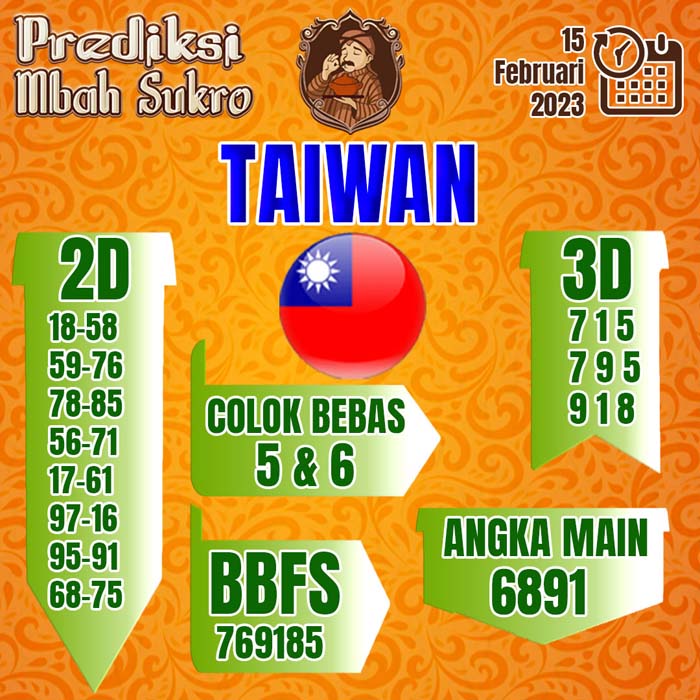 PREDIKSI MBAH SUKRO TAIWAN