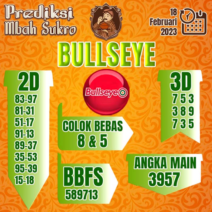 PREDIKSI MBAH SUKRO BULLSEYE