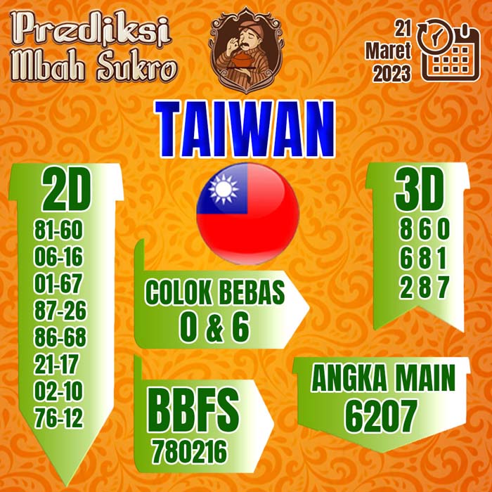 PREDIKSI MBAH SUKRO TAIWAN