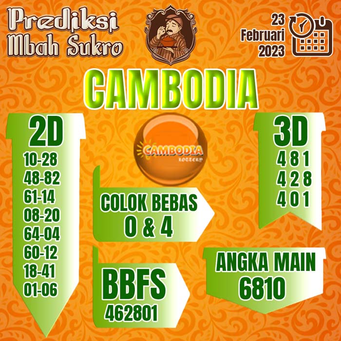 PREDIKSI MBAH SUKRO CAMBODIA