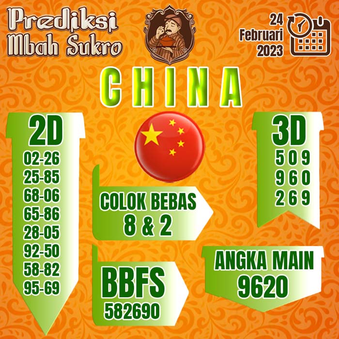 PREDIKSI MBAH SUKRO CHINA