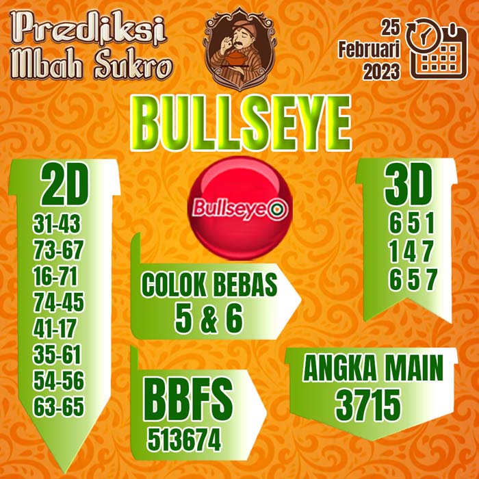 PREDIKSI MBAH SUKRO BULLSEYE