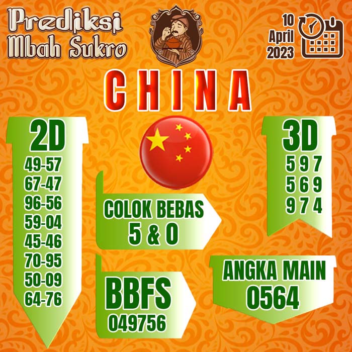 PREDIKSI MBAH SUKRO CHINA