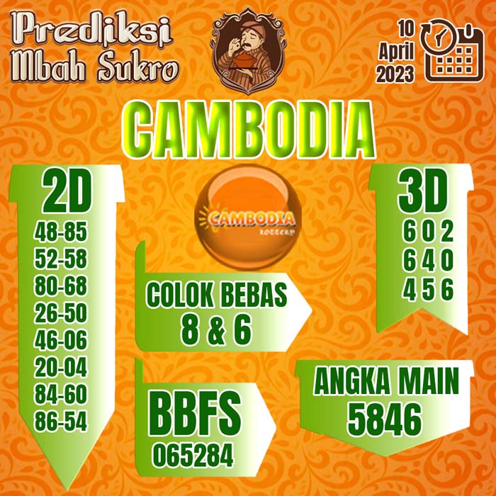 PREDIKSI MBAH SUKRO CAMBODIA