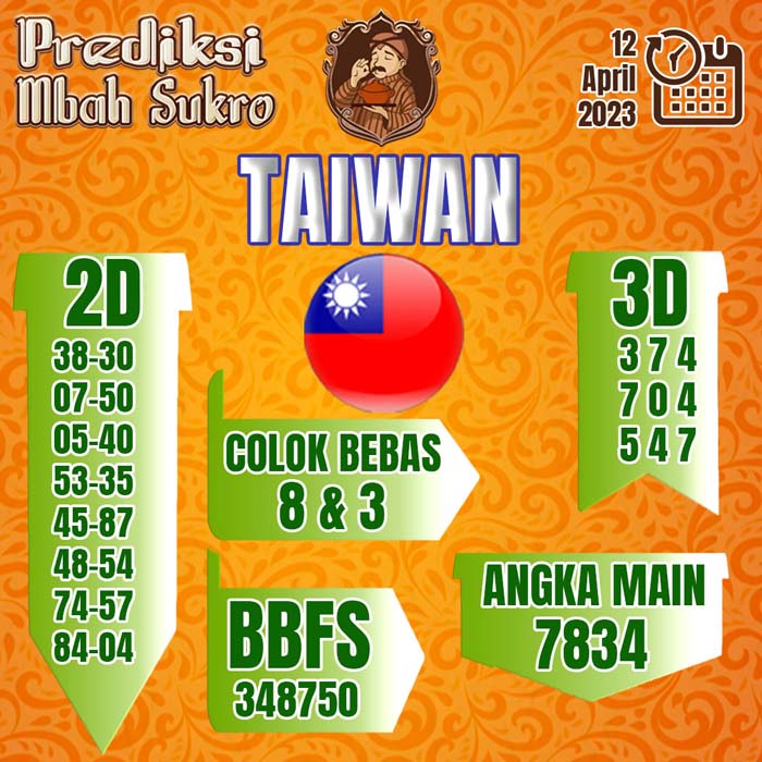 PREDIKSI MBAH SUKRO TAIWAN