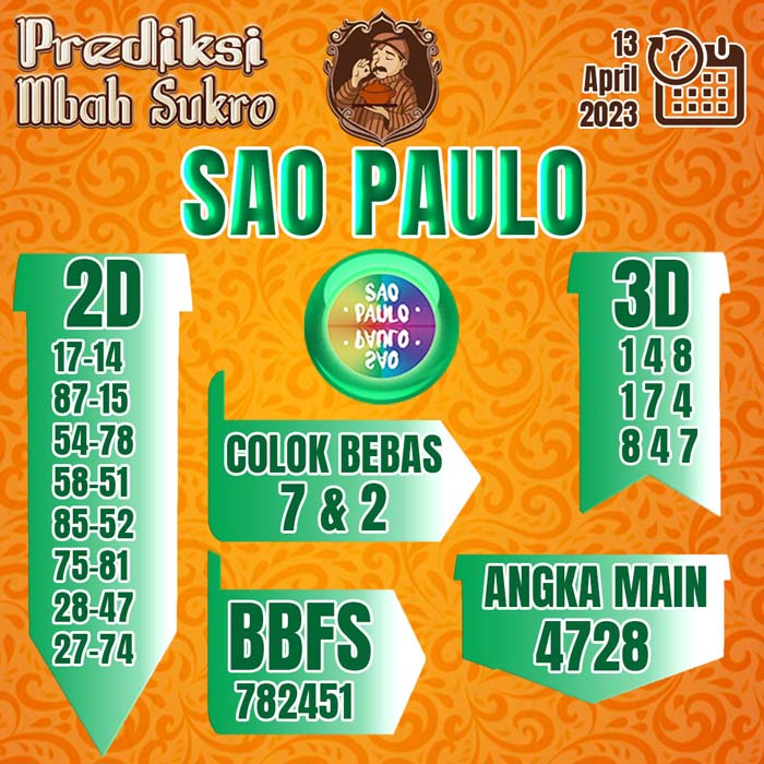PREDIKSI MBAH SUKRO SAO PAULO