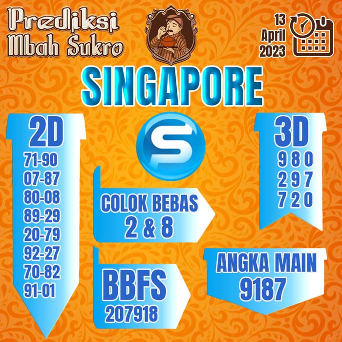 PREDIKSI MBAH SUKRO SINGAPORE