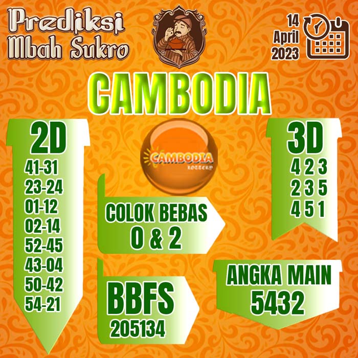 PREDIKSI MBAH SUKRO CAMBODIA