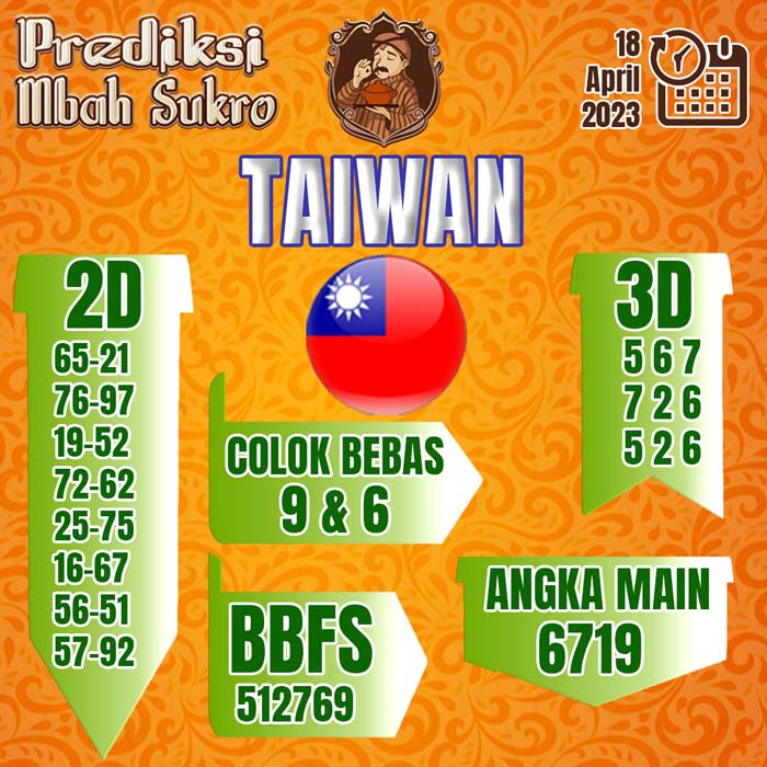 PREDIKSI MBAH SUKRO TAIWAN