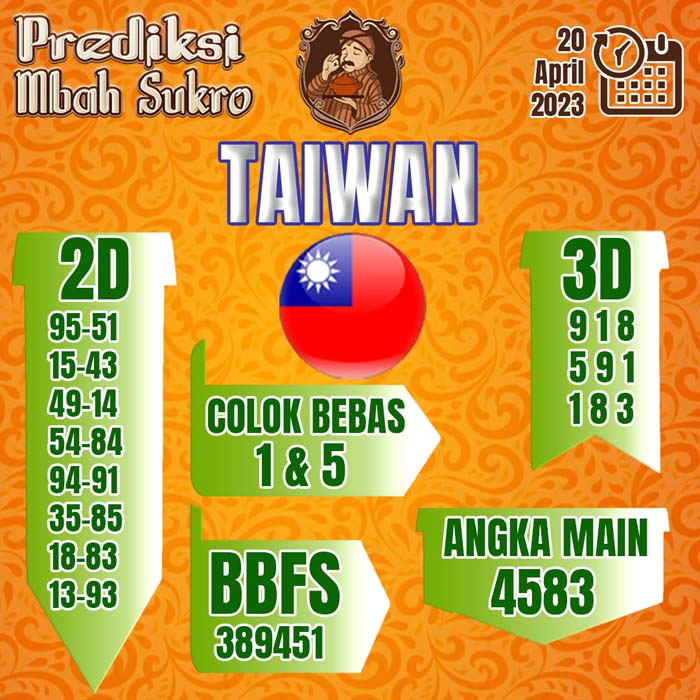 PREDIKSI MBAH SUKRO TAIWAN