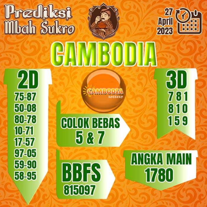 PREDIKSI MBAH SUKRO CAMBODIA