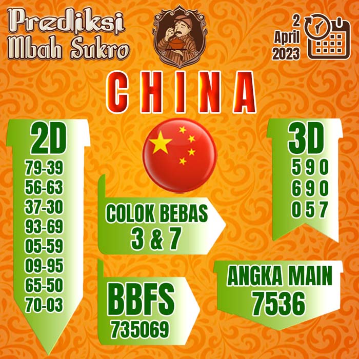 PREDIKSI MBAH SUKRO CHINA
