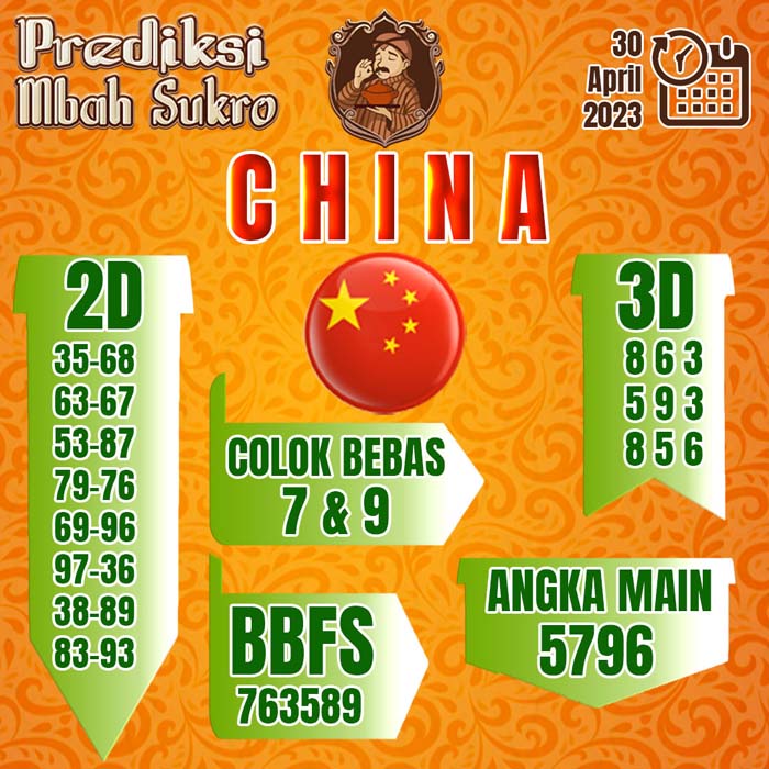 PREDIKSI MBAH SUKRO CHINA