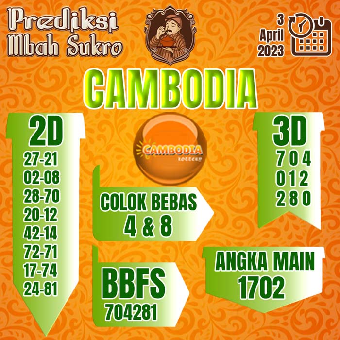PREDIKSI MBAH SUKRO CAMBODIA
