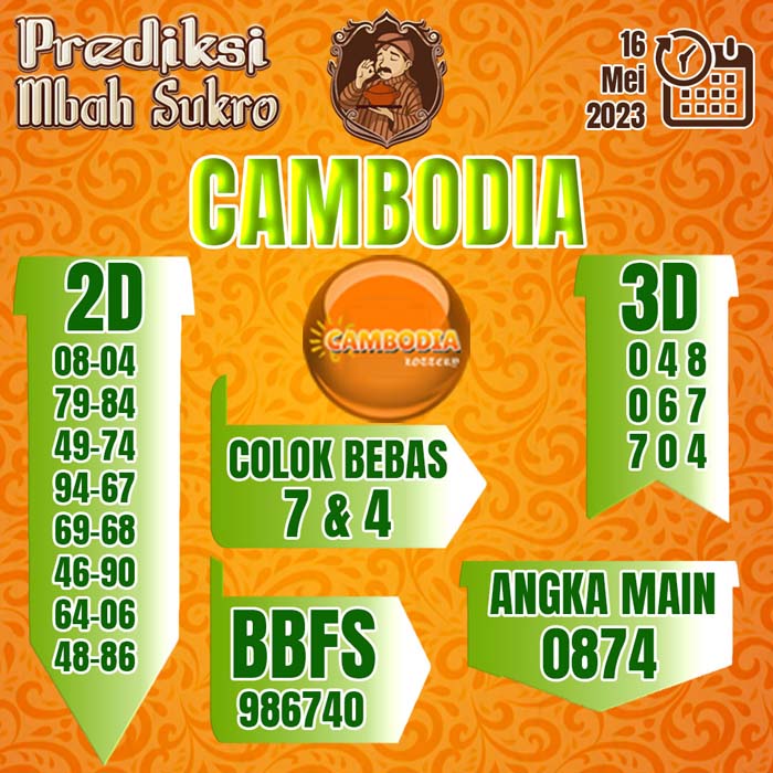 PREDIKSI MBAH SUKRO CAMBODIA