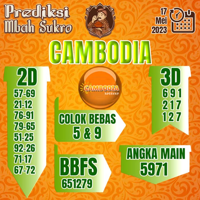 PREDIKSI MBAH SUKRO CAMBODIA