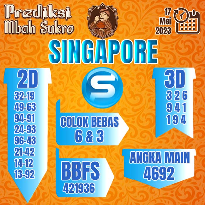 PREDIKSI MBAH SUKRO SINGAPORE