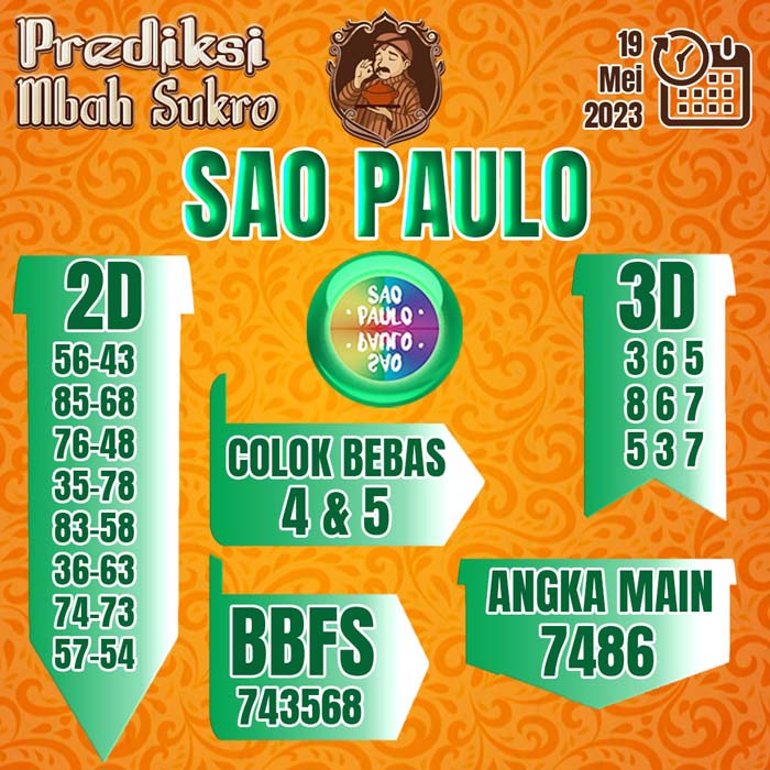 PREDIKSI MBAH SUKRO SAO PAULO