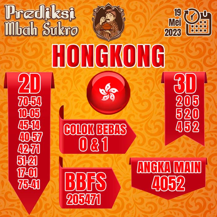 PREDIKSI MBAH SUKRO HK