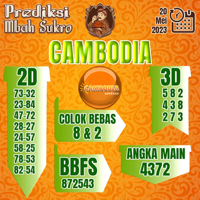 PREDIKSI MBAH SUKRO CAMBODIA
