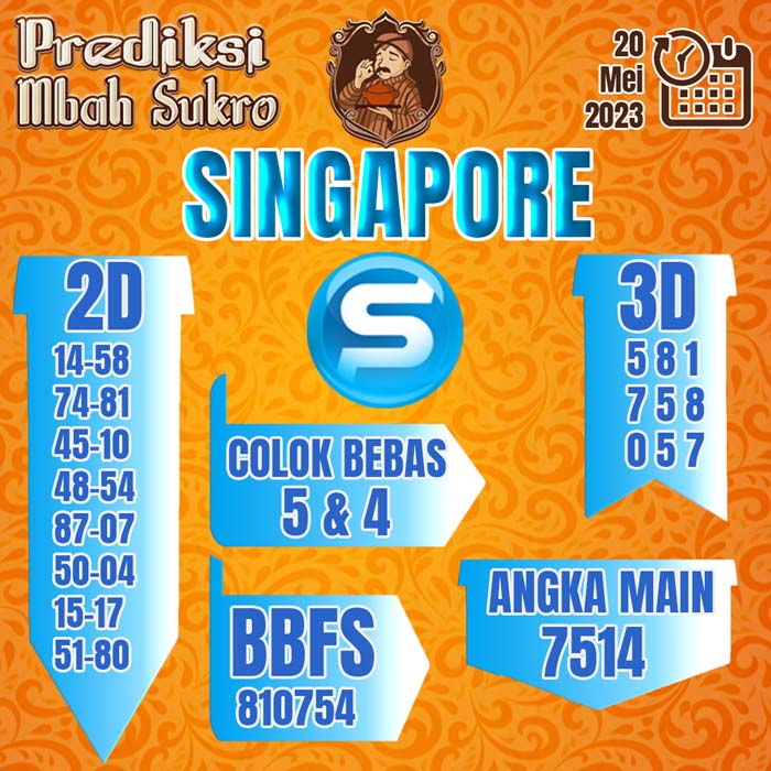 PREDIKSI MBAH SUKRO SINGAPORE