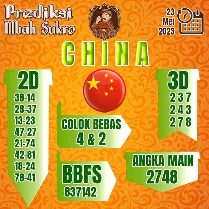 PREDIKSI MBAH SUKRO CHINA