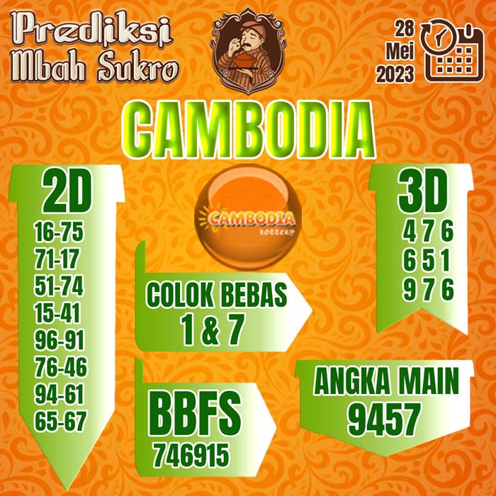 PREDIKSI MBAH SUKRO CAMBODIA
