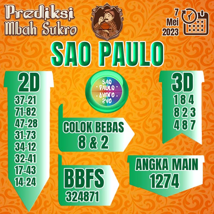 PREDIKSI MBAH SUKRO SAO PAULO