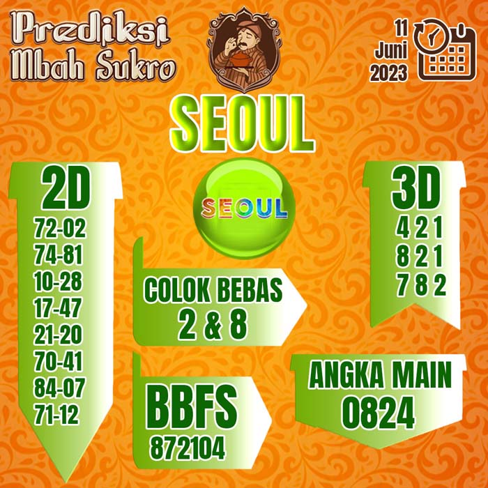 PREDIKSI MBAH SUKRO SEOUL