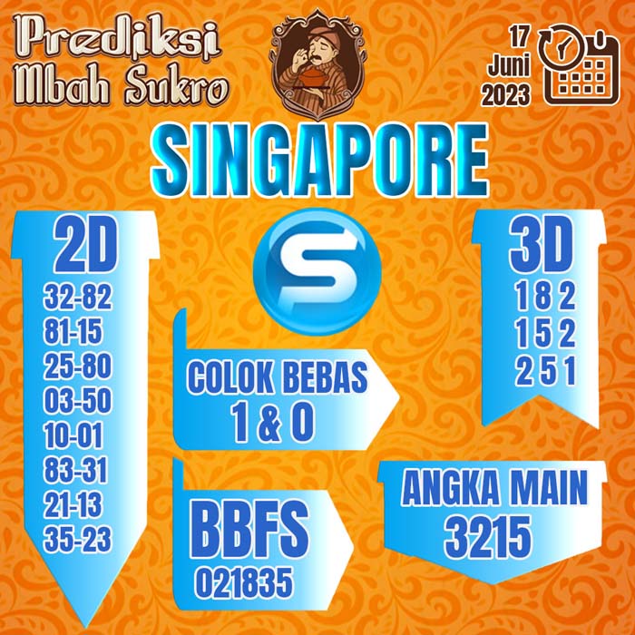 PREDIKSI MBAH SUKRO SINGAPORE