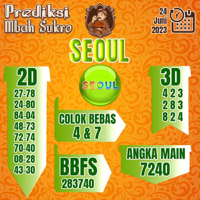 PREDIKSI MBAH SUKRO SEOUL
