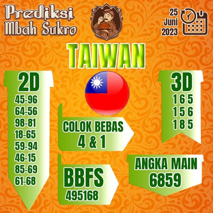 PREDIKSI MBAH SUKRO TAIWAN