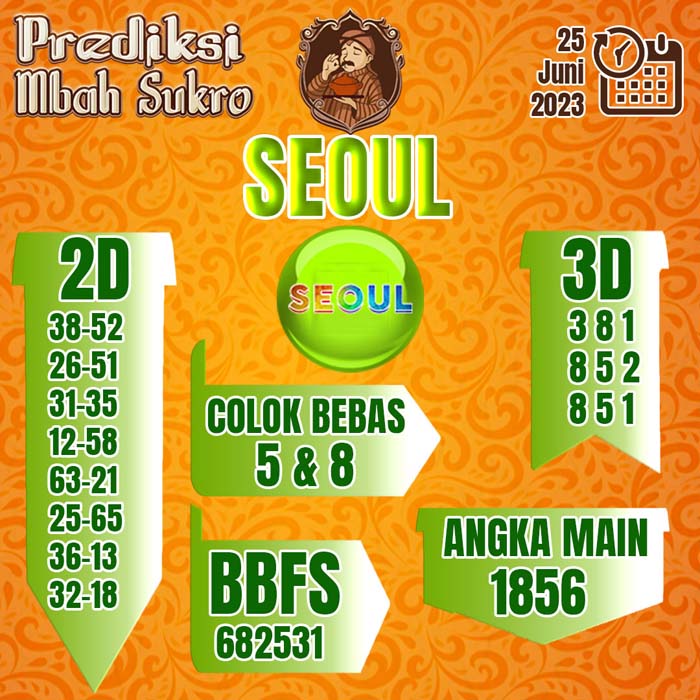 PREDIKSI MBAH SUKRO SEOUL