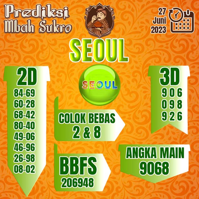 PREDIKSI MBAH SUKRO SEOUL