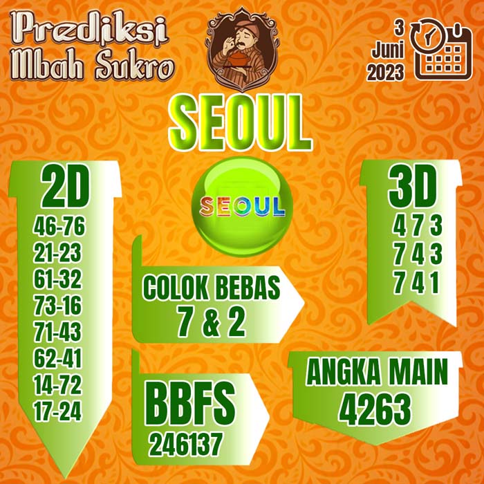 PREDIKSI MBAH SUKRO SEOUL