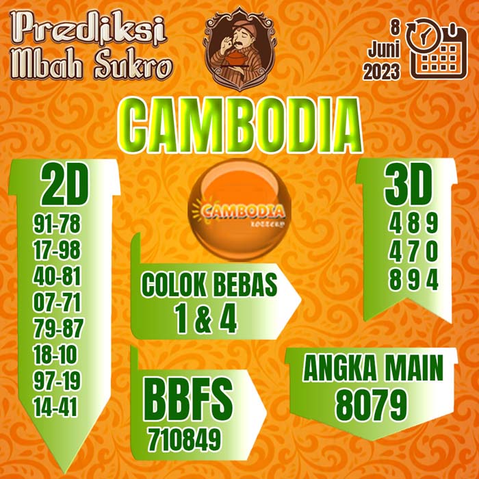 PREDIKSI MBAH SUKRO CAMBODIA