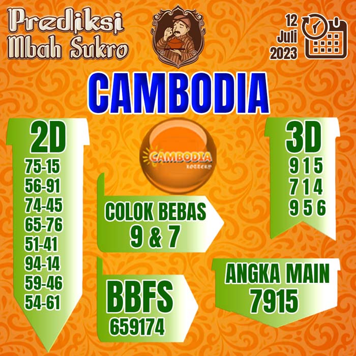 PREDIKSI MBAH SUKRO CAMBODIA