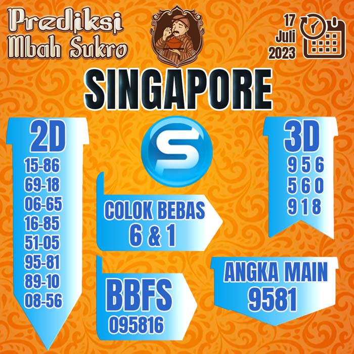 PREDIKSI MBAH SUKRO SINGAPORE