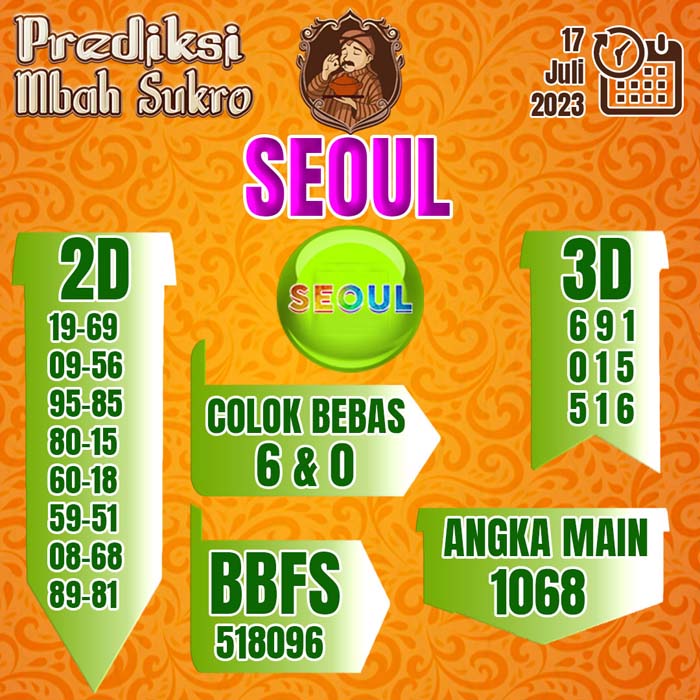 PREDIKSI MBAH SUKRO SEOUL