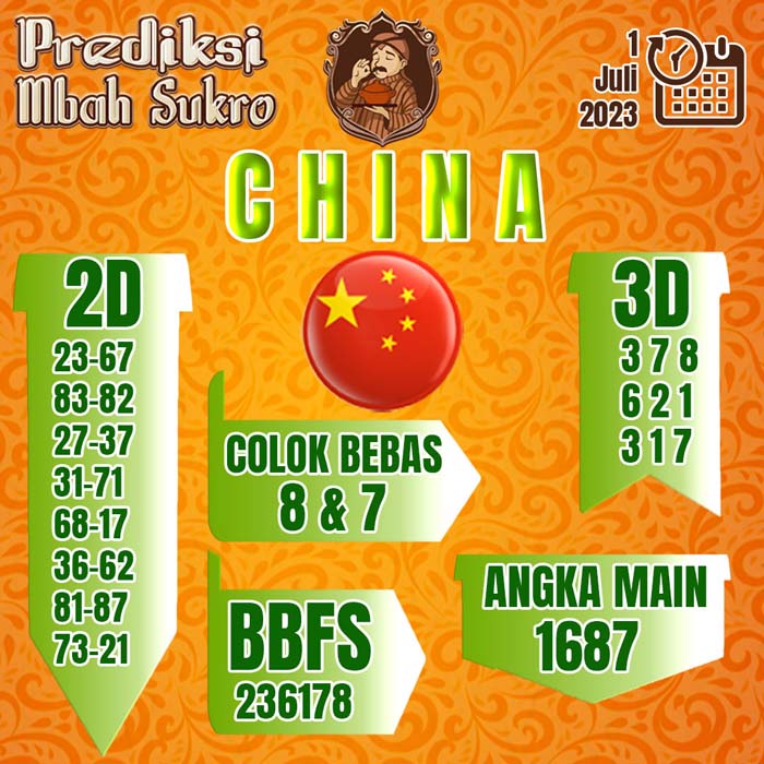 PREDIKSI MBAH SUKRO CHINA