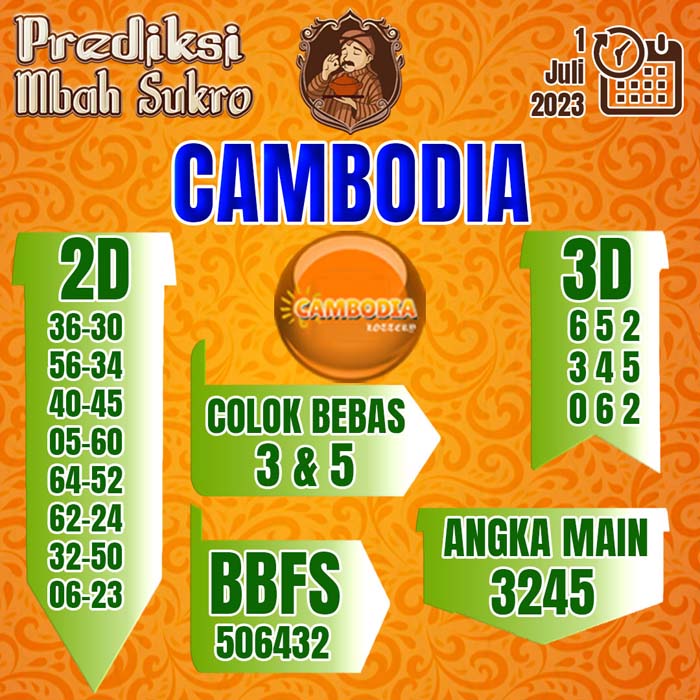 PREDIKSI MBAH SUKRO CAMBODIA