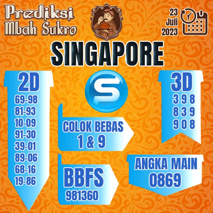 PREDIKSI MBAH SUKRO SINGAPORE